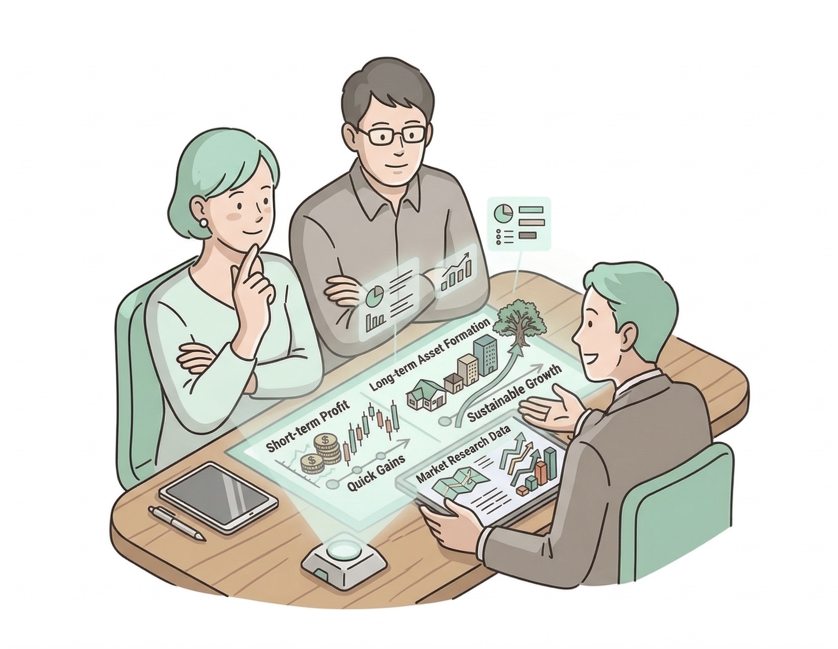 目標設定と市場調査